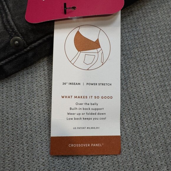 Isabel Maternity By Ingrid Isabel Womens Black Jeans Power Stretch Size 16 NWT - Picture 8 of 16